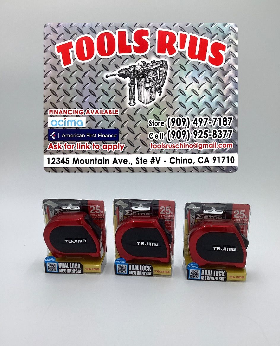 TAJIMA 25ft. CINTA PARA MEDIR(CADA UNA)**FINANCIAMOS/WE FINANCE)**