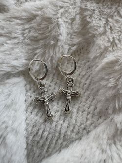 Crucifix Earrings 