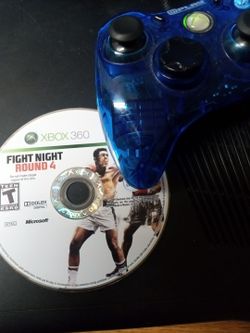 Xbox 360 with game and controller 