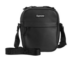 Supreme Leather Shoulder Bag