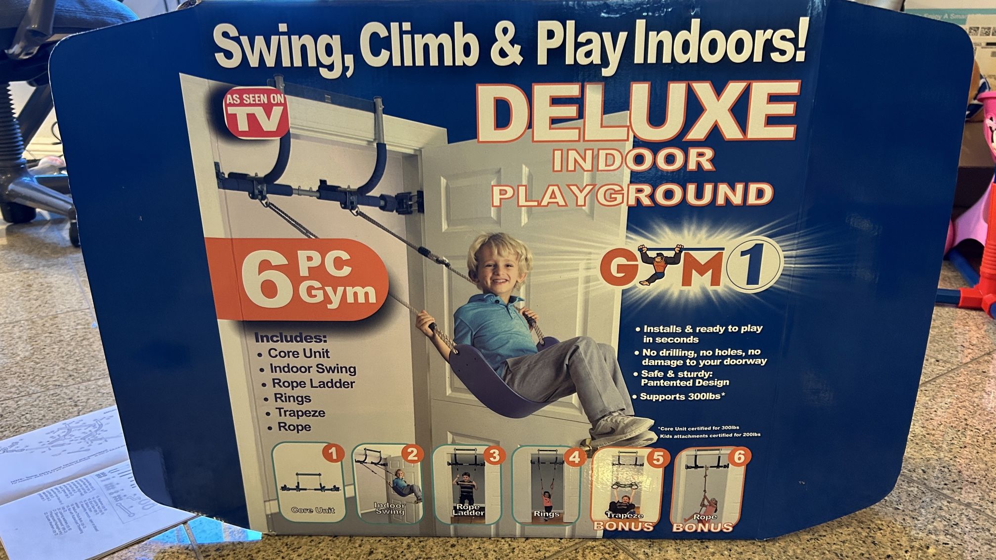 Indoor Playground Gym Swing Climb Exercise