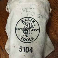 Klein Tools 5104 Canvas Tool Buckets – Leather Bottom – 2 Available