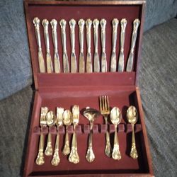 Vintage Godinger Silverware Box Set