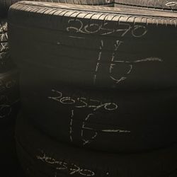 Pair of 205/70/16 Continental 