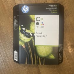 GENUINE HP 63 DOUBLE PACK