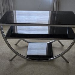 Glass TV stand