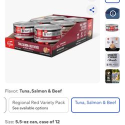 ORIJEN Wet Canned Cat Food 12 Count 5.5oz Cans