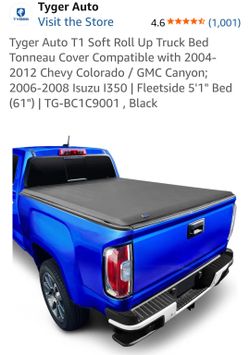 New Colorado Canyon Tonneau Cover