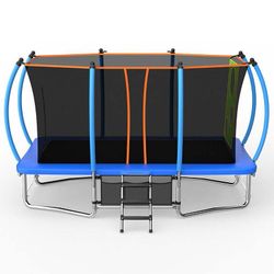 K454 $220 2 box K454A+K454B  MERSCO 8X14-FOOT PROFESSIONAL RECTANGULAR TRAMPOLINE - BLUE SPORTS EDITION  BASIC CONFIGURATION Product type: combination