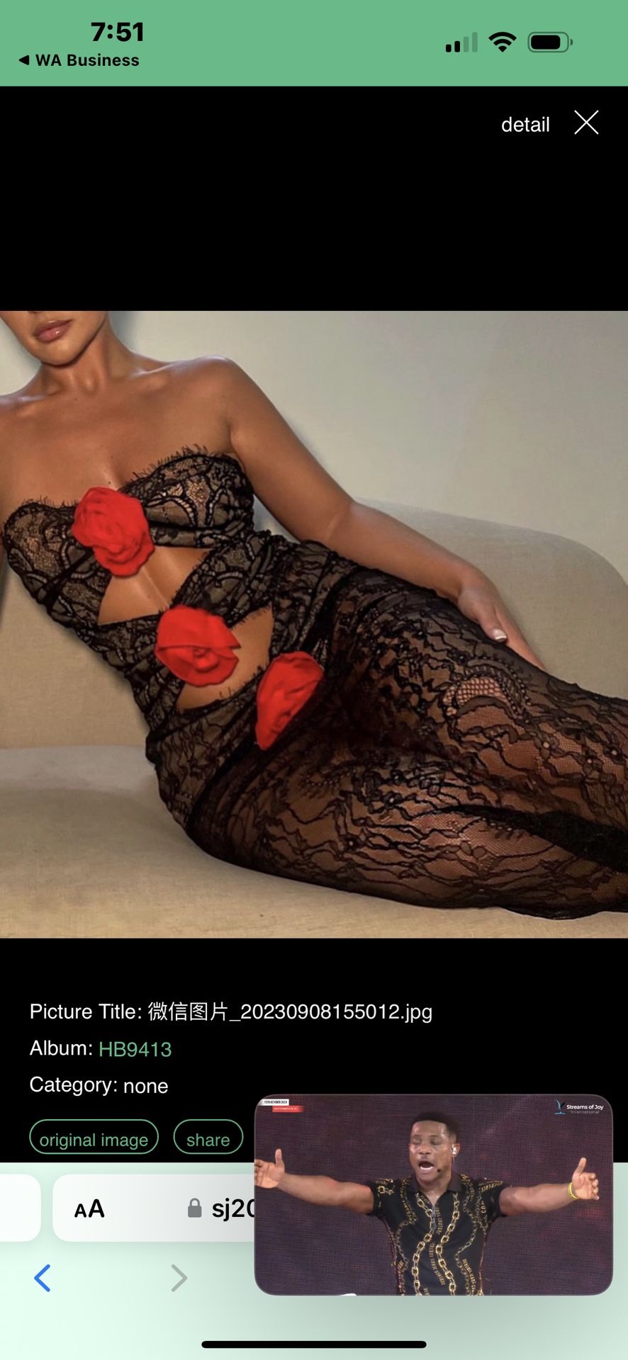 Sexy lace Cut Out Rose Dress