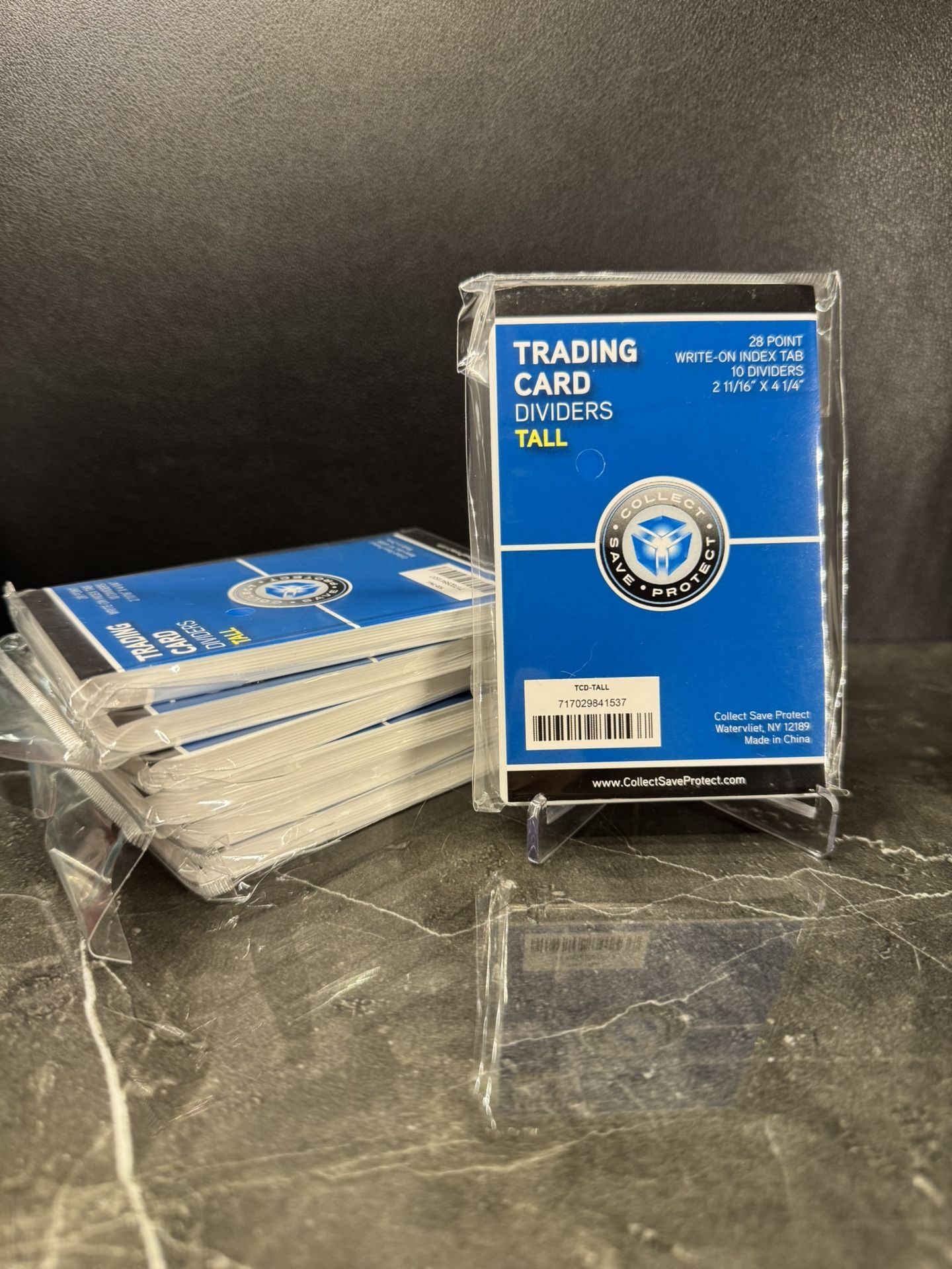 Sports/tcg Card Dividers (15 Packs; 150 Total Dividers 