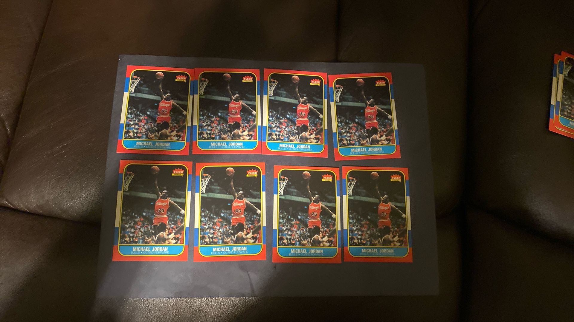Michael Jordan Rookie Reprint 8 Card Lot