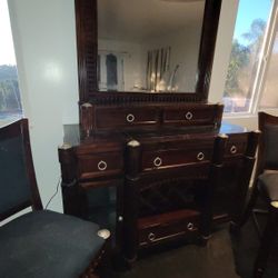 Wine Vanity Real Wood