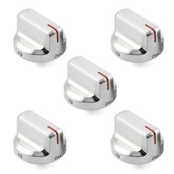DG94-02141A 5 Pack Stove Knob Replacement for Samsung  NX58M6630SS/AA Gas Range