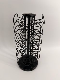 40 Keurig K Cup Holder Coffee Pod Carousel Stand Storage Organizer Display Black