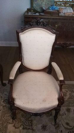 Antique rosewood arm chair