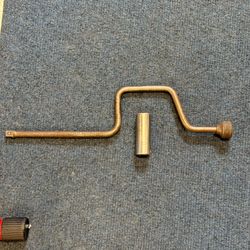 Antique vintage Plvmb Plomb 1/2” Speeder Socket Wrench Crank Style 5480 & 7/8” deep socket 5348