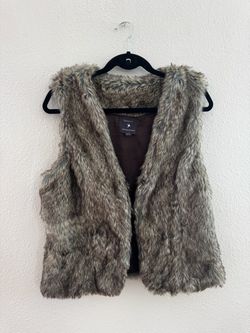 Vintage Forever 21 Fur Vest