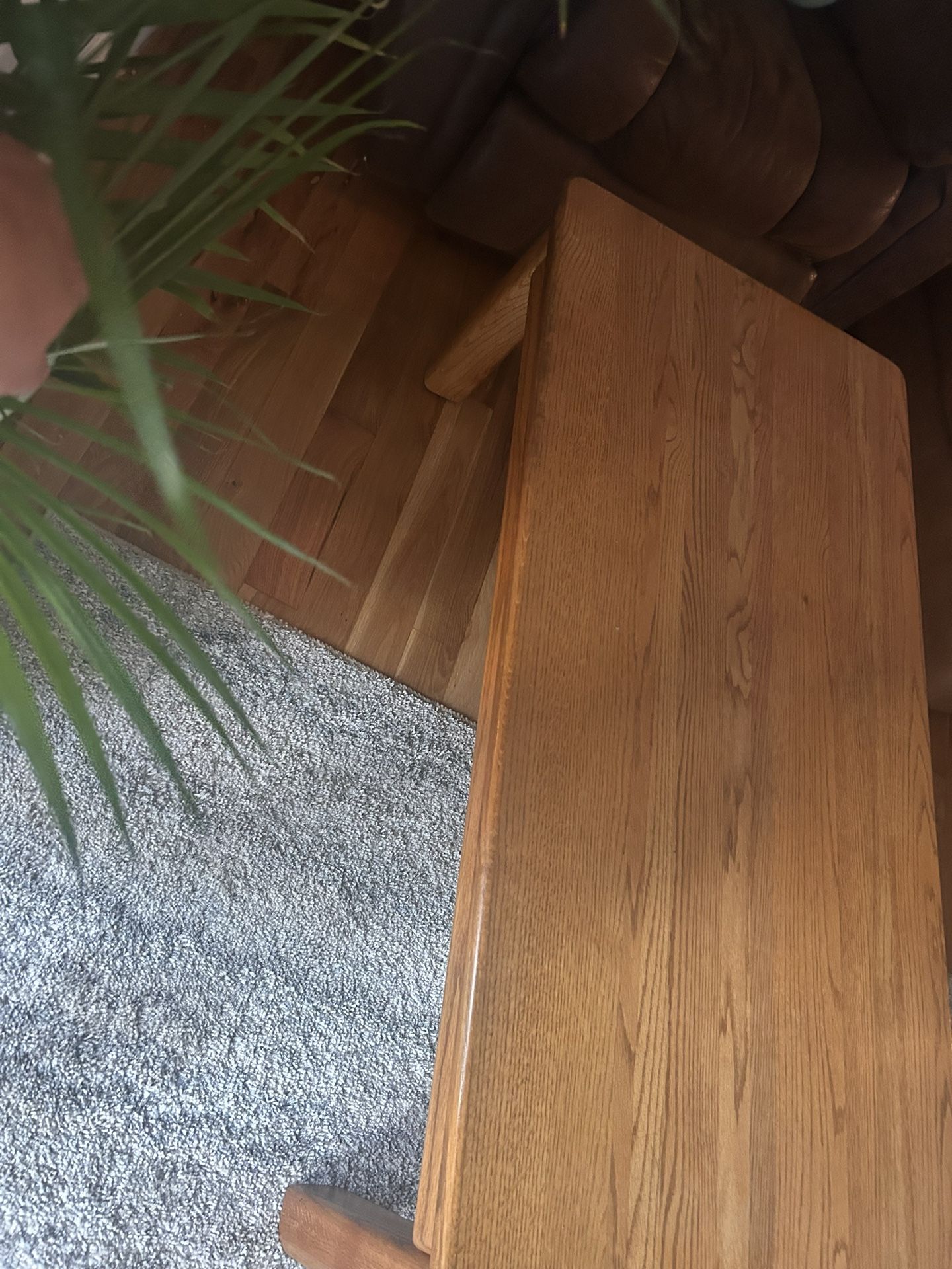 solid Oak Coffee Table
