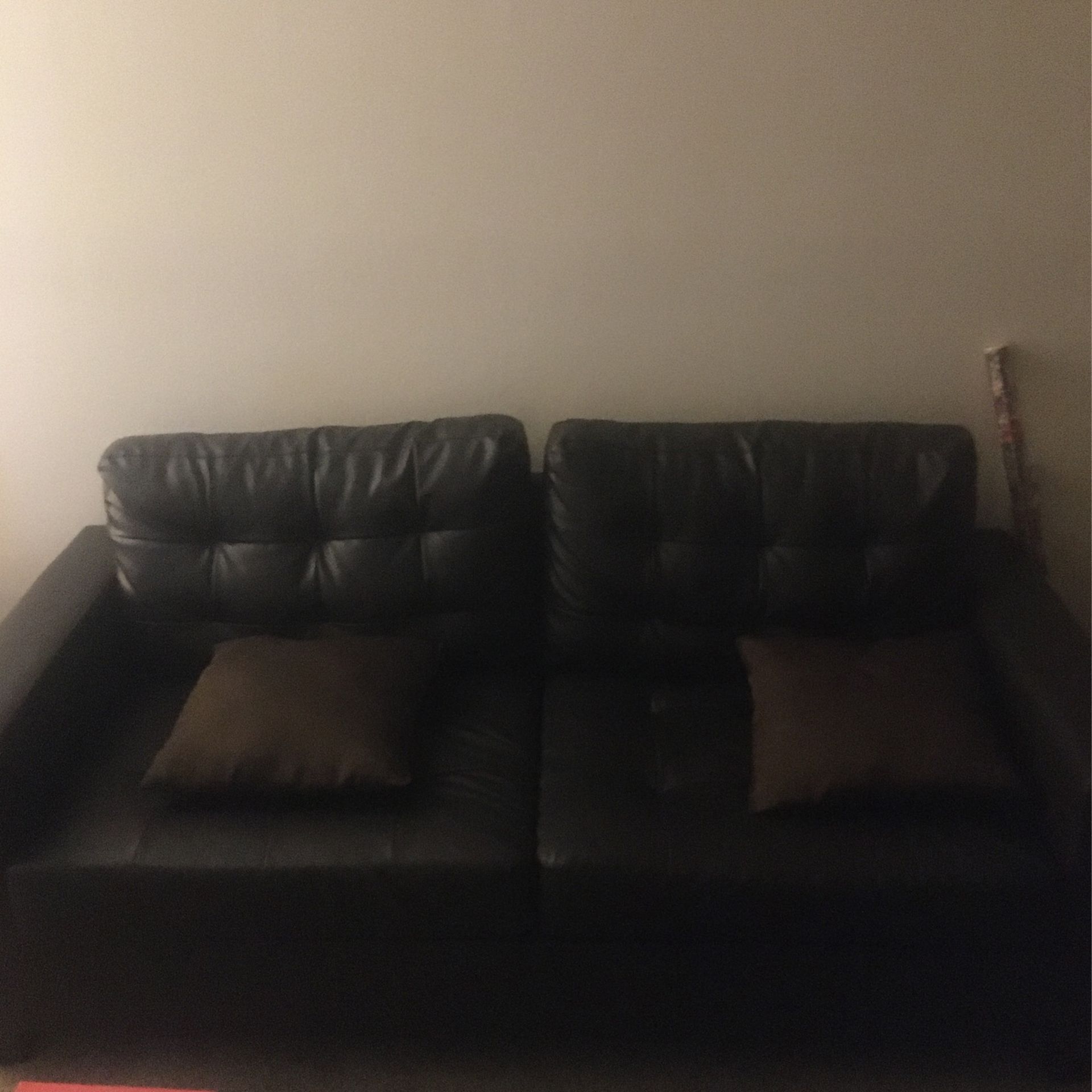 2 Piece Leather Couch Set 🛋 