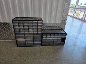 Parts drawers with "custom" inserts