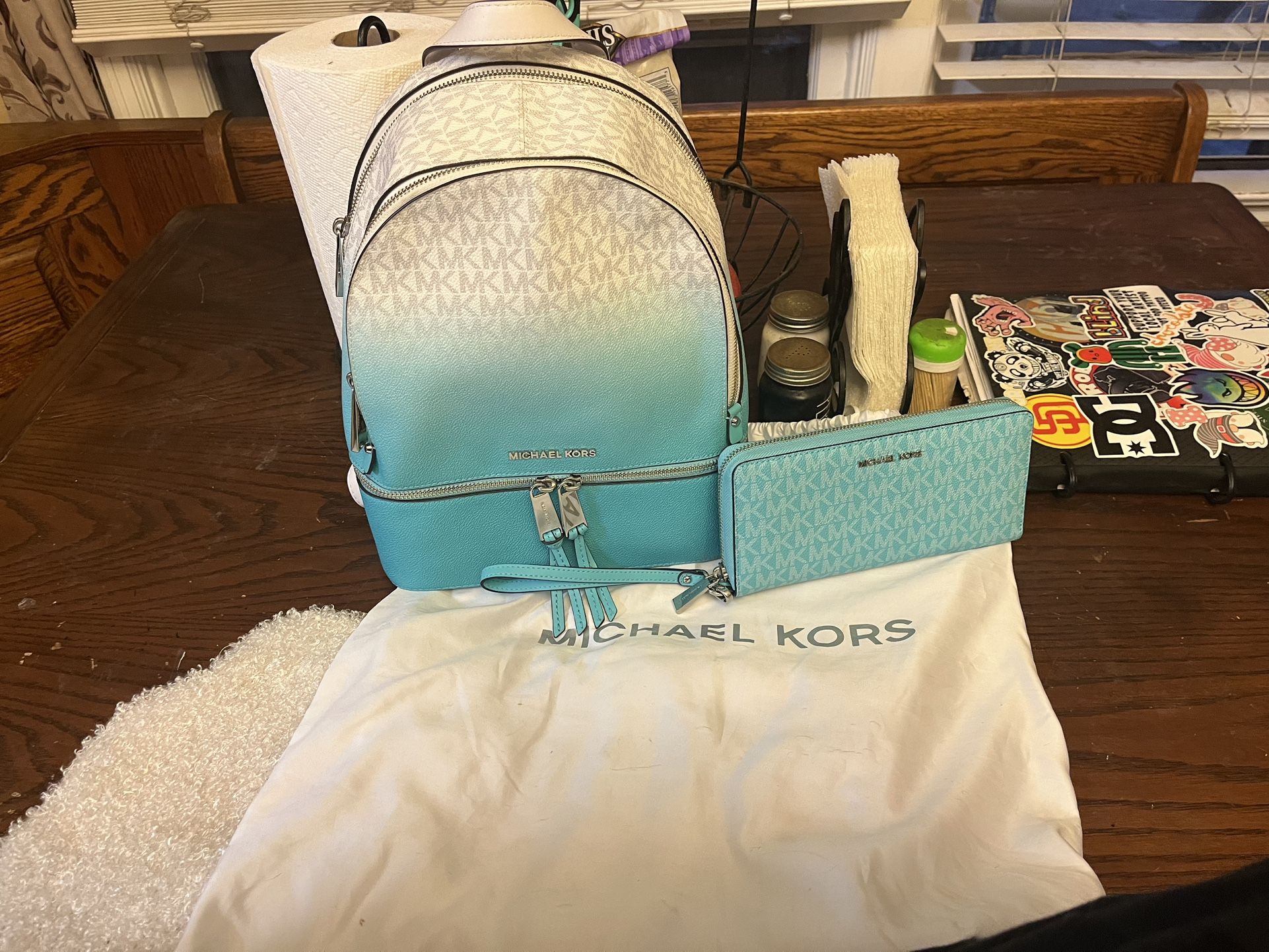 MK Backpack & Wallet