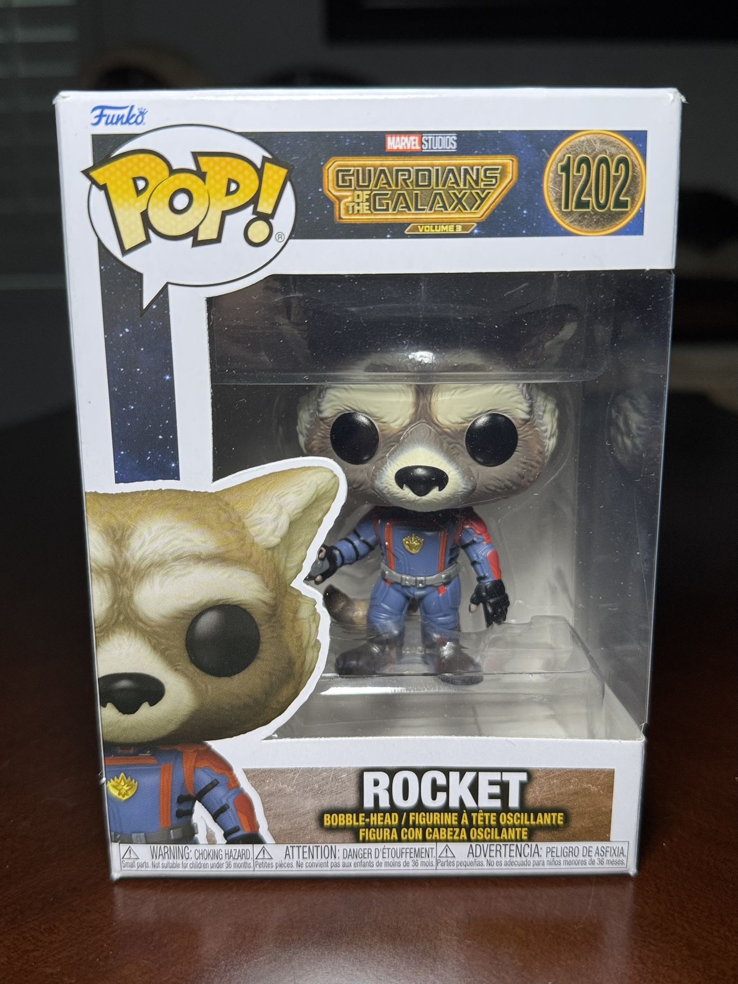 Funko Pop! Rocket The Racoon! GOTG 1202