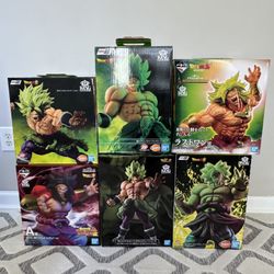 Dragon Ball Ichiban Kuji King Cluster Broly Figures 