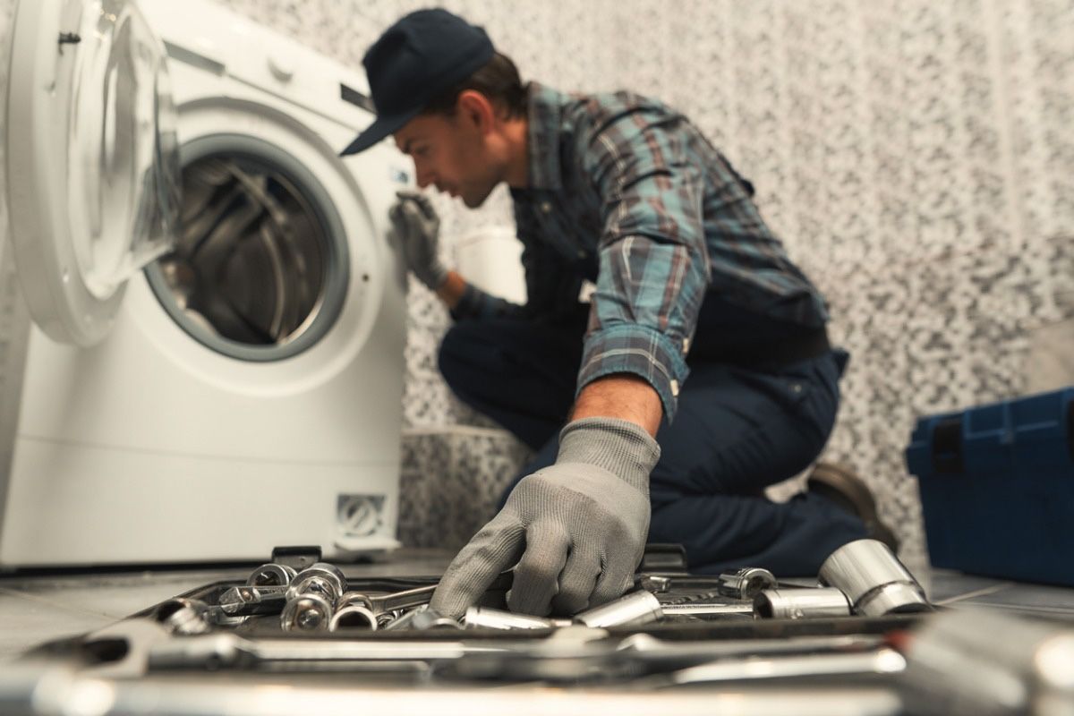 Refrigerator, Washer, Dryer, and Dishwasher