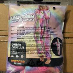 Spooktacular Creations Unisex Child Unicorn Onesie - Size: L