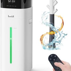 Humidifier Large Room, 5.3Gal/20L Cool and Warm Mist Humidifiers for Home 3000 sq ft, Whole House Humidifiers with Diffuser&Extended Tube, Top Fill 