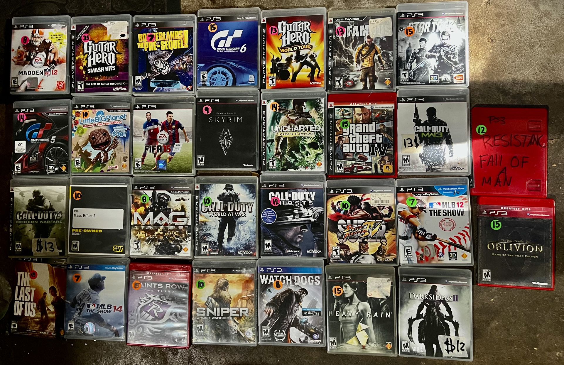 Ps3 Games Each Priced