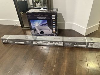 Eos Retina Smart Project With Electrictech Projector Screen