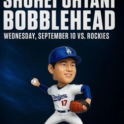 2 Ohtani Bobbleheads (50/50 & Pitching)
