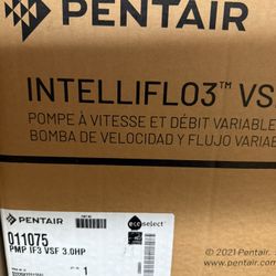 Pentair Intelliflo3 Pool Pump 011075 Unopened 
