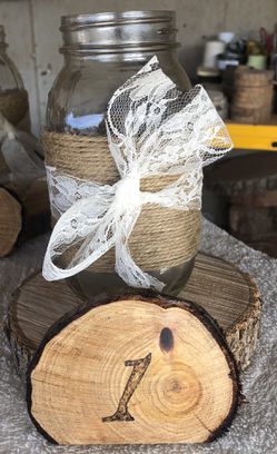 5 rustic wood centerpieces for Sale in Riverside, CA - OfferUp