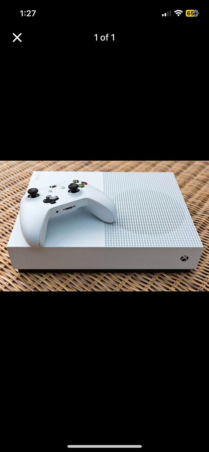 Xbox One S Two Controllers