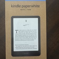 Kindle Paper white 