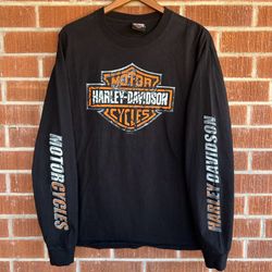 Harley Davidson Valencia España Spain Long Sleeve Shirt Size L