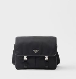 PRADA RE-NYLON And SAFFIANO Leather Shoulder Bag