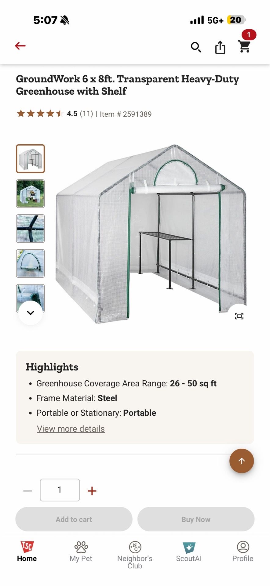 Green house new in the box