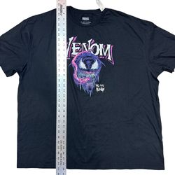 Men's Marvel Venom T-Shirt - Black - Size 3X