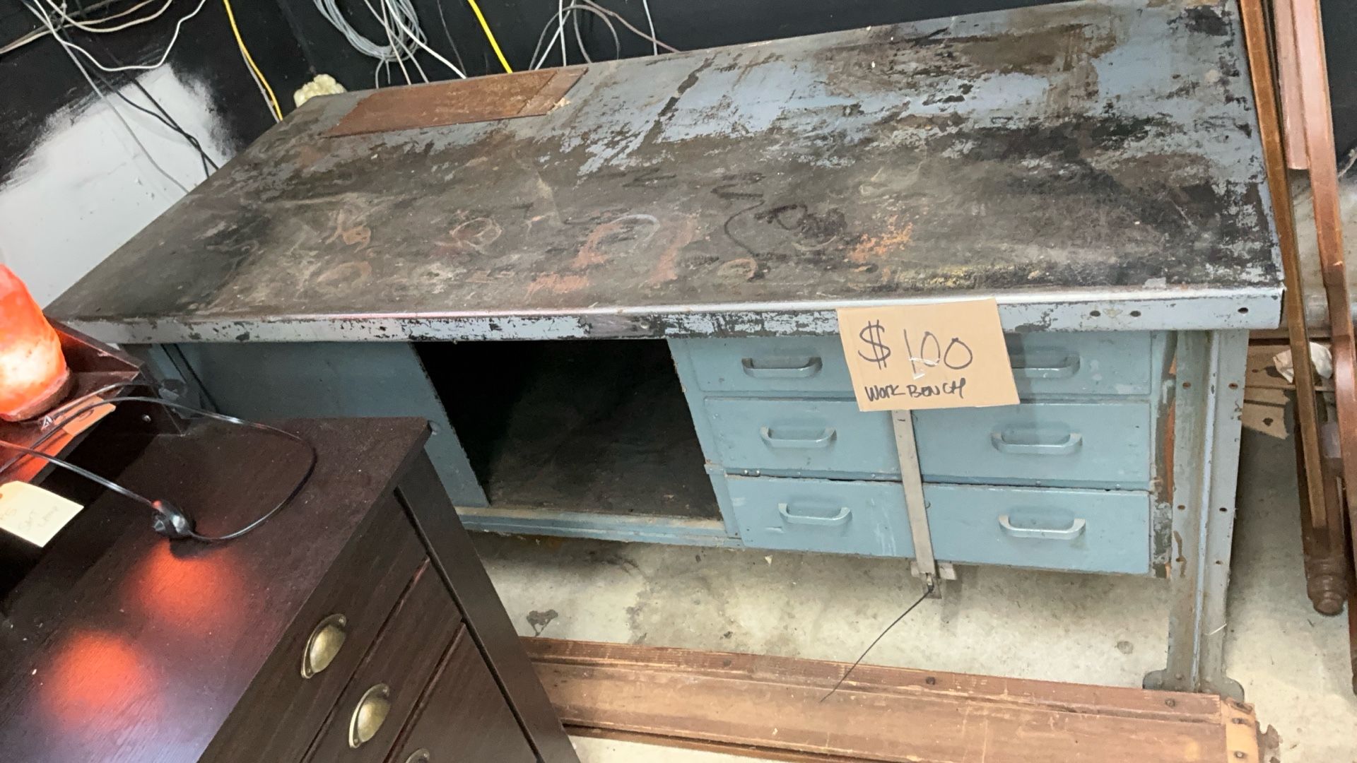 Metal Work Bench $100 OBO. (FINN HILL)