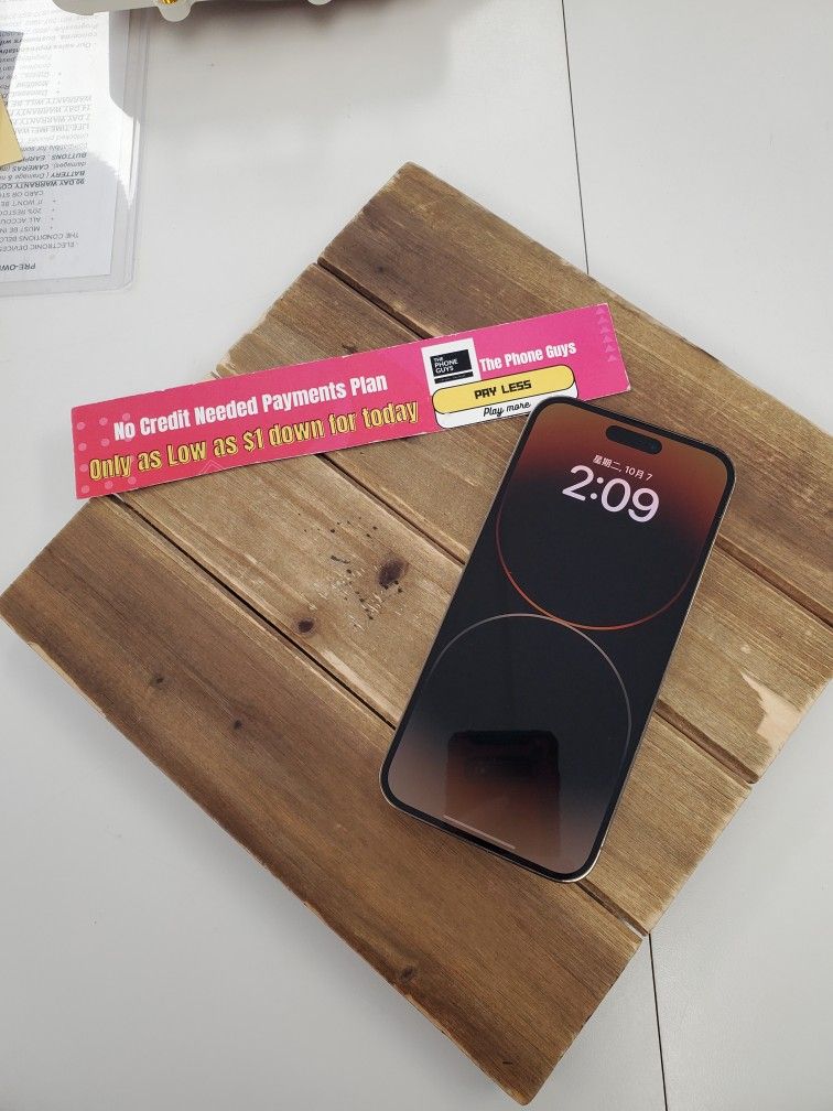 ๐ฅ Insane Deal on iPhone 14 Pro Max โ Just $469 or $1 to Take It Home! Flagship Power with up to 1-Year Warranty