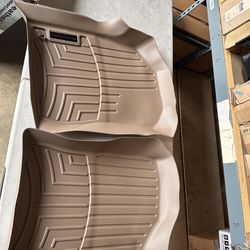 WeatherTech Custom Fit FloorLiners for Toyota 4Runner - 1st Row (451231), Tan