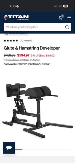 Glute hamstring developer