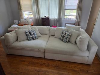 Oversized sectional couch chair loveseat
