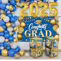 Blue and gold Graduation Pack