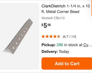 ‼️METAL DRYWALL CORNERS ‼️ 10 feet each ‼️ Have at least 30 pieces‼️PLEASE, CHECK MY OTHER LISTINGS AND FOLLOW