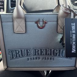 True Religion Blue Jean Purse